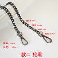 Metal Bag Chain With Woven Shoulder Strap For DIY