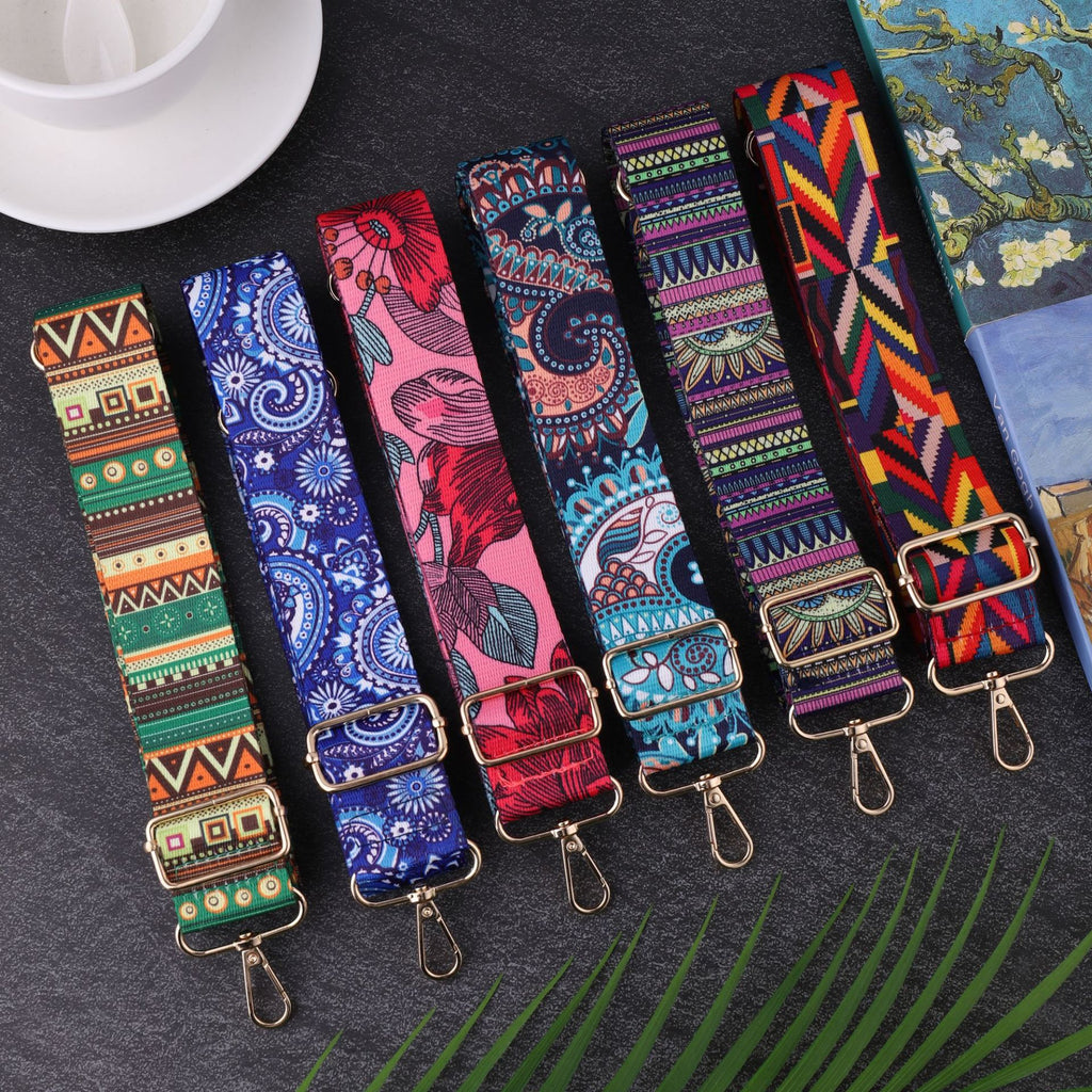 Colorful Floral Women's Bag Adjustable Shoulder Strap