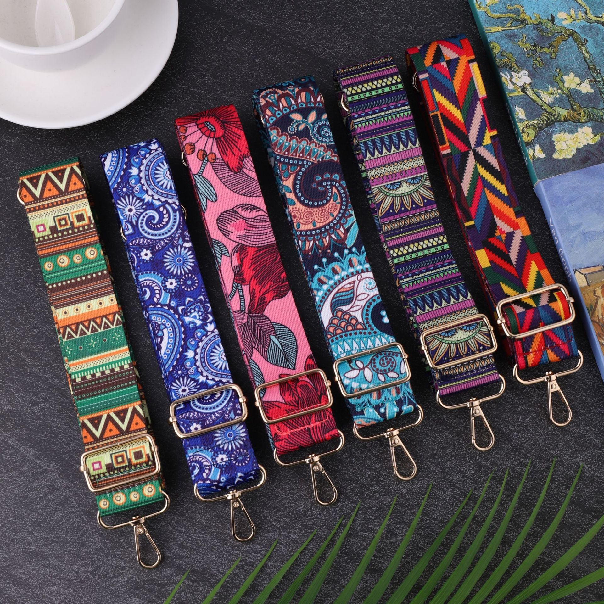 Colorful Floral Women's Bag Adjustable Shoulder Strap