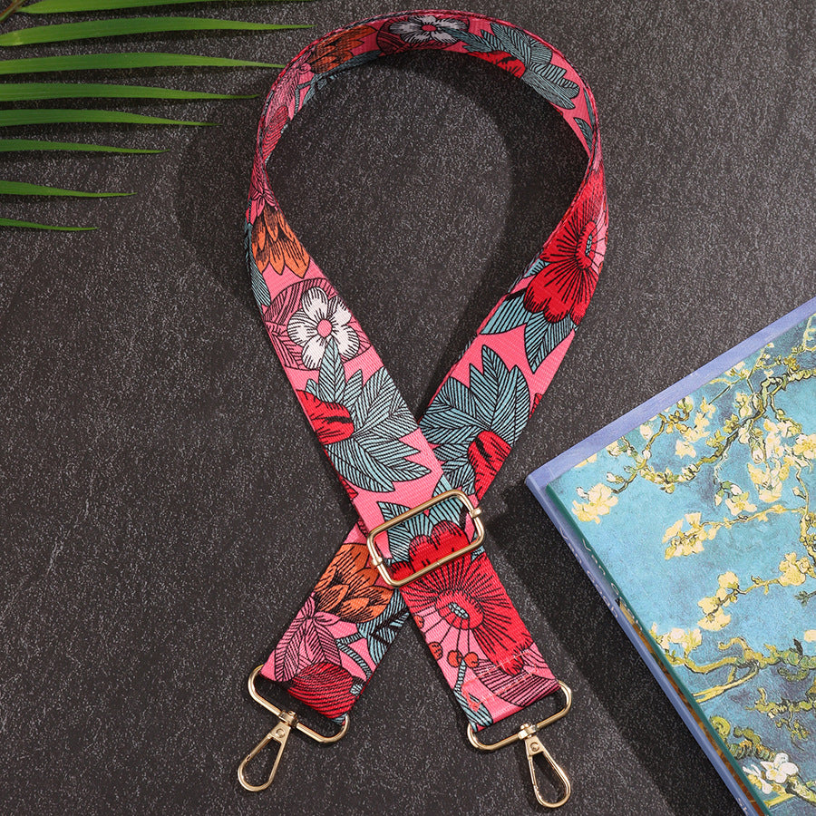 Colorful Floral Women's Bag Adjustable Shoulder Strap