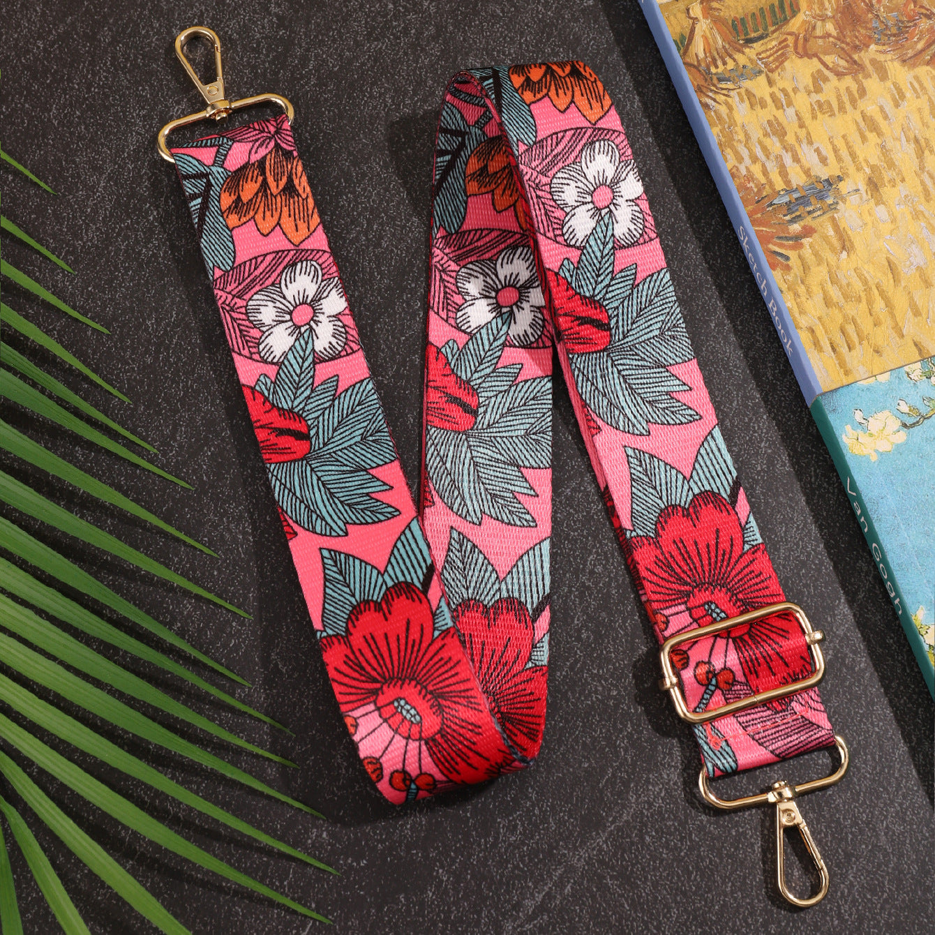 Colorful Floral Women's Bag Adjustable Shoulder Strap